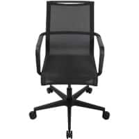 TOPSTAR Bureaustoel Basis mechanisme Mesh Vaste armleuning Hoogteverstelbare zitting Zwart 110 kg Sitness Life 40