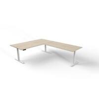 Kerkmann Zit-sta-bureau 3840 Move 3 Esdoorn 2.000 x 1.000 x 720-1200 mm