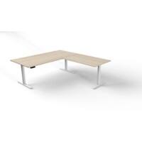 Kerkmann Zit-sta-bureau 3828 Move 3 Esdoorn 2.000 x 1.000 x 720-1200 mm