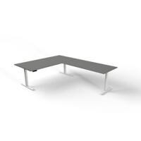 Kerkmann Zit-sta-bureau 3841 Move 3 Grafiet 2.000 x 1.000 x 720-1200 mm