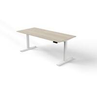 Kerkmann Move 3 Zit-sta bureau Esdoorn 180 x 80 x 72-120 cm