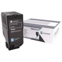 Lexmark Origineel Tonercartridge 75B0020 Cyaan