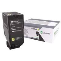 Lexmark 75B0040 Origineel Tonercartridge Geel