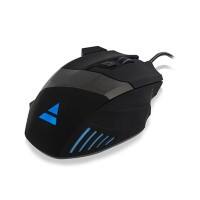ewent Bedrade Gaming Muis PL3300 Optisch voor Rechthandige gebruikers 1,5 m USB-A kabel Zwart