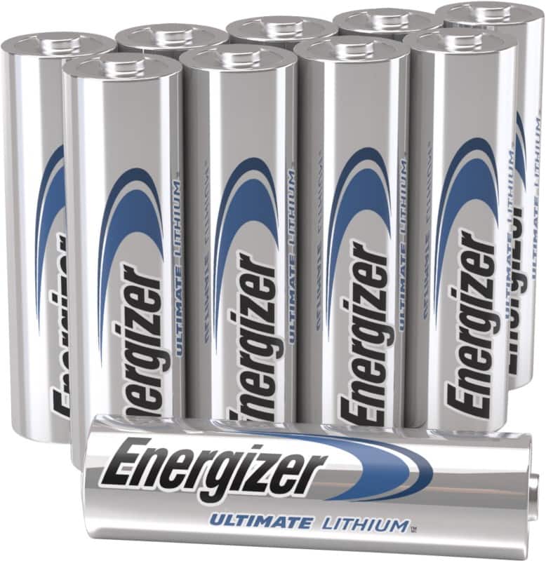 Energizer Batterijen Ultimate Lithium 634352 AA LR6 3000 mAh Alkaline 1,5 V 10 Stuks