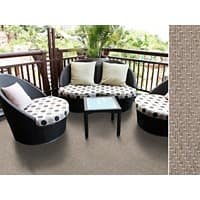 Casa Pura Buitenkleed Verona Polyester, vinyl Beige 2700 x 1800 mm