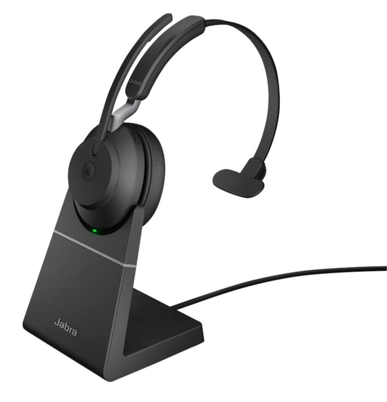 Jabra Evolve2 65 Draadloos Headset Bluetooth, USB Met Microfoon Mono Zwart