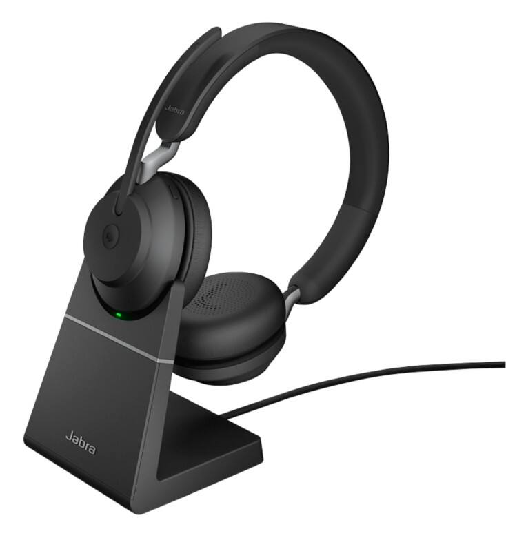 Jabra Evolve2 65 Draadloos Headset Bluetooth, USB Met Microfoon Stereo Beige