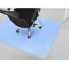 FLOORDIREKT PRO Stoelmat voor vloerbedekking PC Lichtblauw 1200 x 750 mm