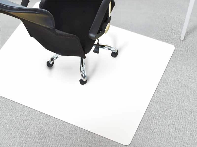 FLOORDIREKT PRO Stoelmat PC (polycarbonaat) Wit 75 x 120 cm
