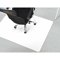 FLOORDIREKT PRO Stoelmat PC (polycarbonaat) Wit 75 x 120 cm