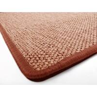 FLOORDIREKT STEP Vloerkleed Sabang Katoen, PET, PP Terracotta 1000 x 660 mm