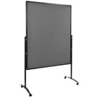 Legamaster Premium Plus Vilt Prikbord Magnetisch Vrijstaand 126 (B) x 58 (D) x 196 (H) cm Aluminium Grijs
