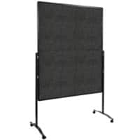 Legamaster Premium Plus Vilt Prikbord Vrijstaand 126 (B) x 58 (D) x 196 (H) cm Aluminium Antraciet