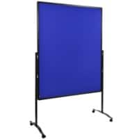 Legamaster Premium Plus Vilt Prikbord Magnetisch Vrijstaand 126 (B) x 58 (D) x 196 (H) cm Aluminium Marineblauw