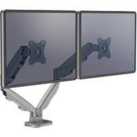 Fellowes dubbele monitorarm Eppa hoogteverstelbaar 480 x 1000 x 560 mm 39 inch zilver