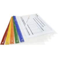 Rapesco Documentmap met ritssluiting 1507 A5 Ritssluiting PP (Polypropeen) 42 (B) x 3 (D) x 29,7 (H) cm Kleurenassortiment 5 Stuks