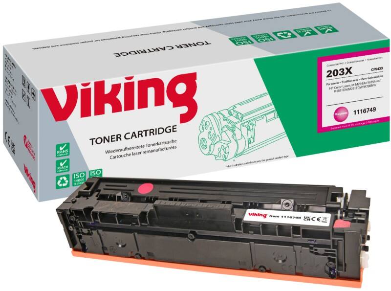 Viking 203X Compatibel HP Tonercartridge CF543X Magenta