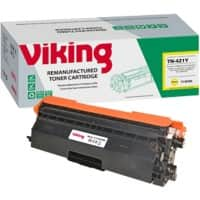 Viking TN-421Y compatibele Brother tonercartridge geel