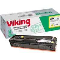 Viking 203X compatibele HP tonercartridge CF542X geel