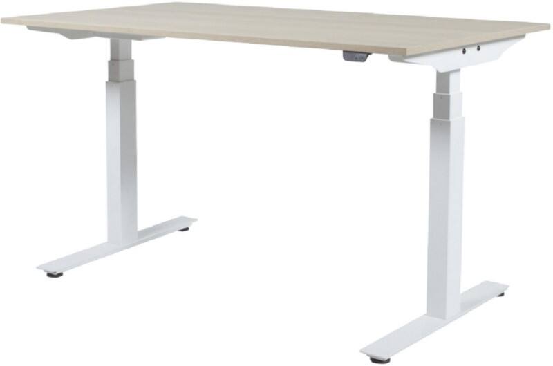 Schaffenburg Lectro Basic Zit-sta-bureau Eiken T-Voet 1.600 (B) x 800 (D) x 710 (H) mm Melamine