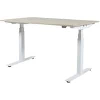 Schaffenburg Lectro Basic Zit-sta-bureau Eiken T-Voet 1.600 (B) x 800 (D) x 710 (H) mm Melamine