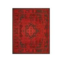 Casa Pura Plat Geweven Vloerkleed Vintage Rood 120 x 170 cm