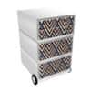 Paperflow Easybox Mobiel ladeblok met 4 lades 642x390x436 mm Art Deco, Nightfall