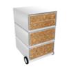 Paperflow Easybox Mobiel ladeblok met 4 lades 642x390x436 mm Cork Design