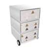 Paperflow Easybox Mobiel ladeblok met 4 lades 642x390x436 mm Ethnic Design
