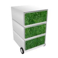 Paperflow easybox mobiele ladenblok met 3 lades 642x390x436mm golf