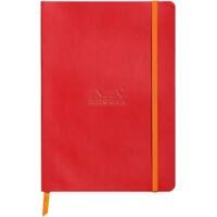 Rhodia Notitieboek Niet geperforeerd A5 Gelinieerd Rood