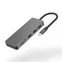 XLAYER USB-Hub 219045 6-in-1 Grijs