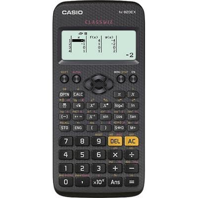 CASIO Wetenschappelijke rekenmachine FX-82DEX Zwart