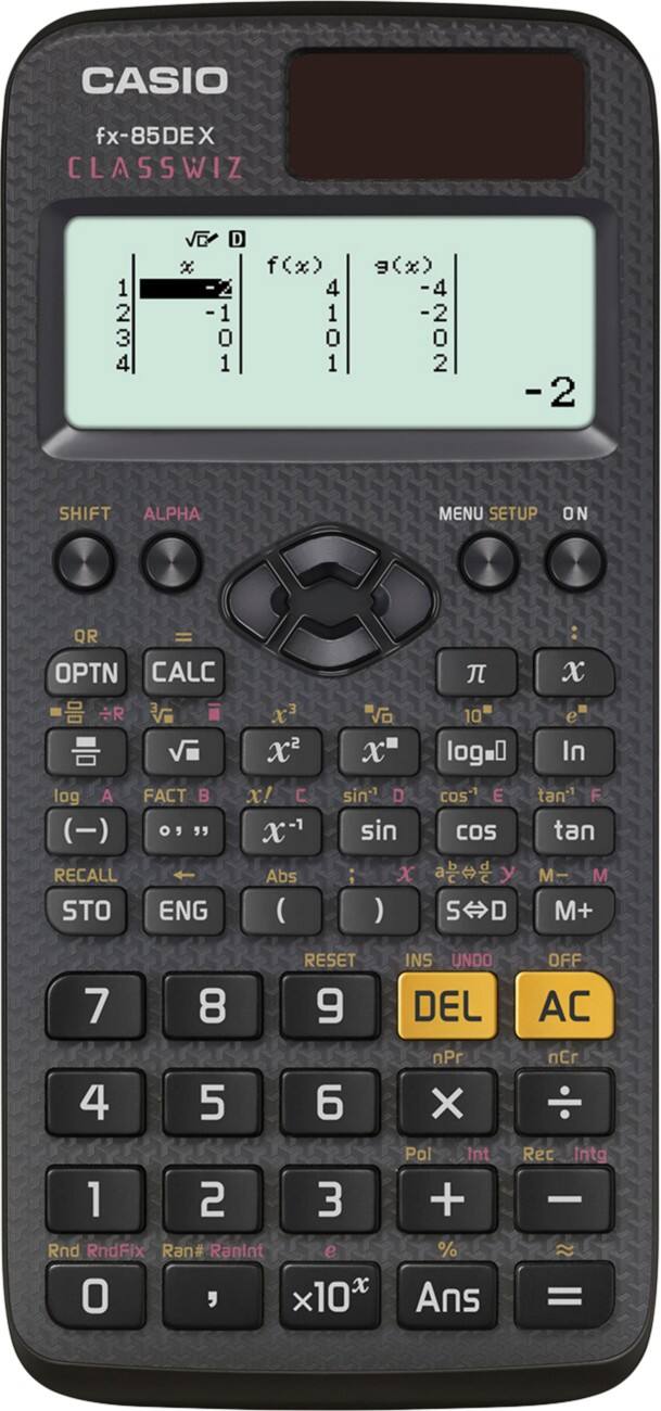 CASIO Wetenschappelijke rekenmachine FX-85DEX Zwart