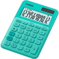 Casio Bureaurekenmachine MS-20UC-GN 12-cijferig display Groen