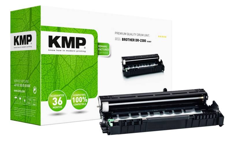 KMP Compatibel Brother DR-2300 Drum Zwart