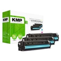 KMP H-T171CMY Tonercartridge Compatibel met HP 131A, Canon 731C / 731M / 731Y Cyaan, magenta, geel Pak van 3 stuks
