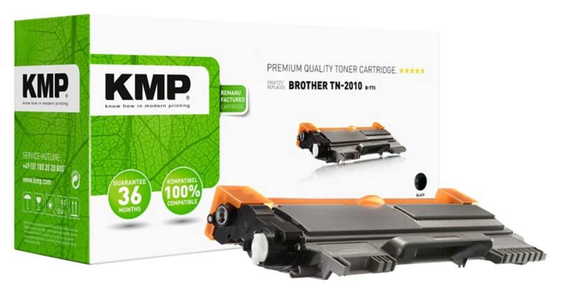 KMP Compatibel Brother TN-2010 Tonercartridge Zwart