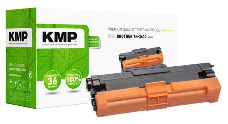 KMP Compatibel Brother TN-2410 Tonercartridge Zwart