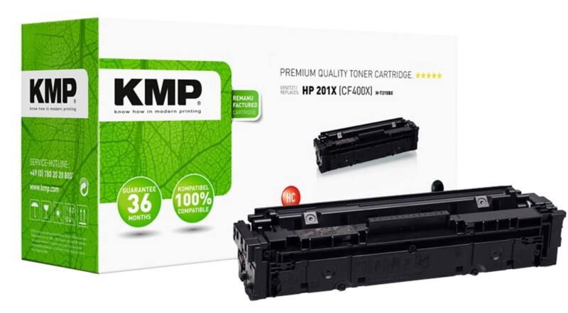 Compatible KMP HP 201X Tonercartridge CF400A Zwart