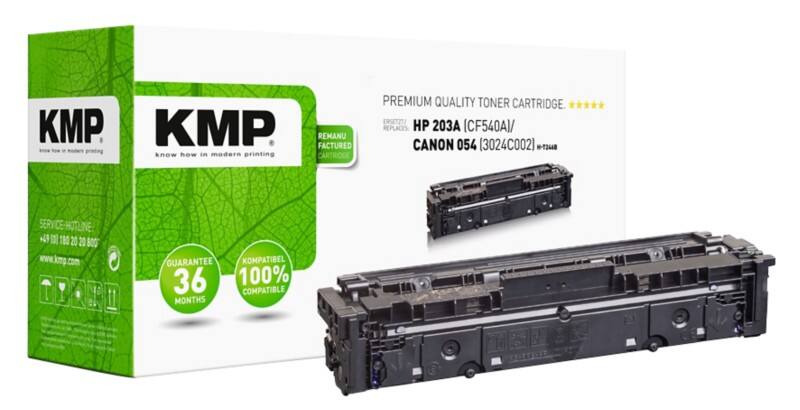 KMP Compatibel HP 203A Tonercartridge CF540A Zwart