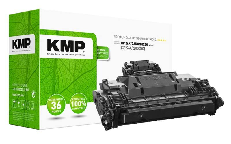 KMP Compatibel HP 26X Tonercartridge CF226X Zwart