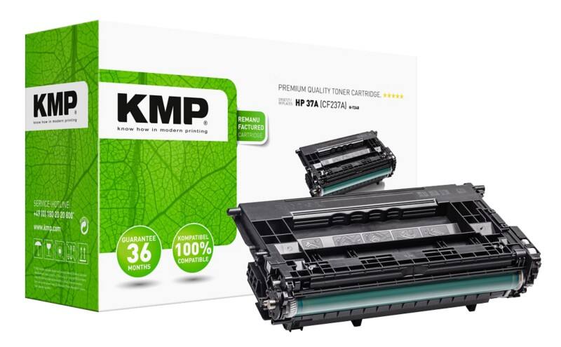 KMP Compatibel HP 37A Tonercartridge CF237A Zwart