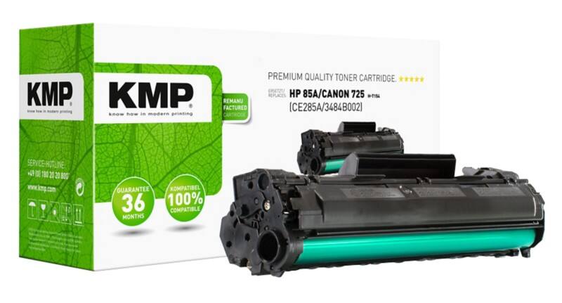 KMP Compatibel HP 85A Tonercartridge CE285A Zwart