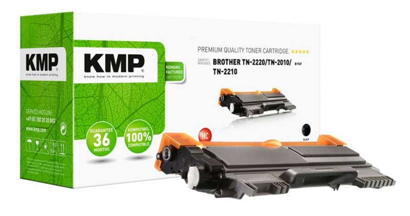 KMP Compatibel Brother TN-2220/TN-2010/TN-2210 Tonercartridge Zwart