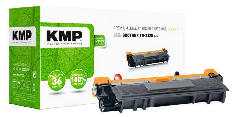 KMP Compatibel Brother TN-2320 Tonercartridge Zwart