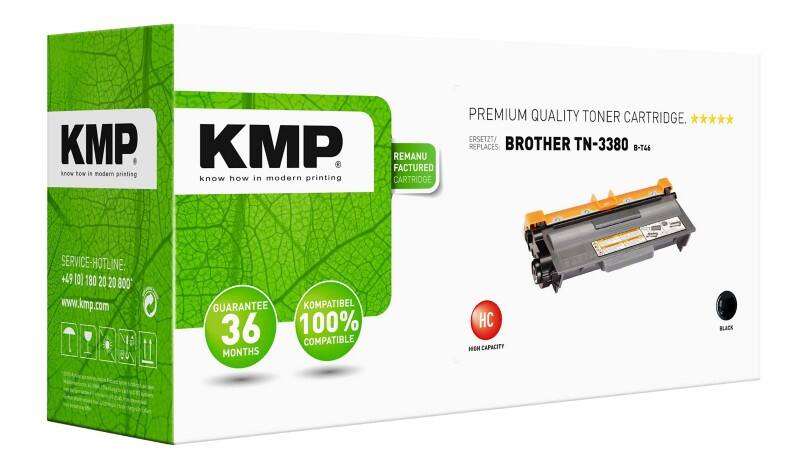 KMP Compatibel Brother TN-3380 Tonercartridge Zwart