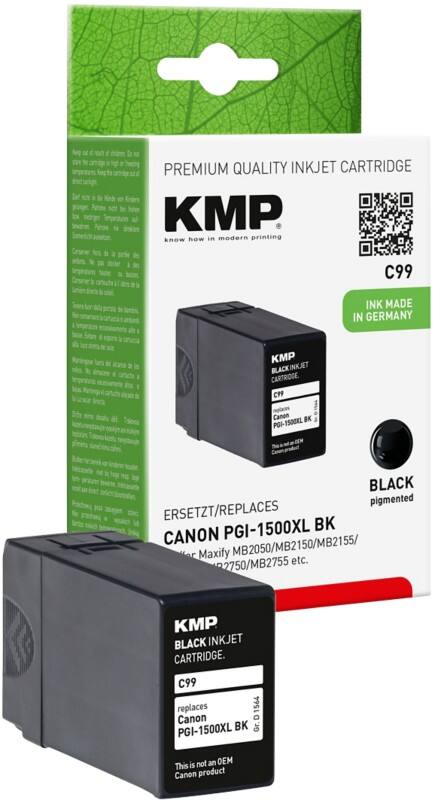 KMP Compatibel Canon C99 Inktcartridge Zwart
