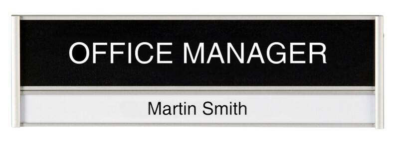 Ultradex Deurbord Aluminium 18 x 5,4 cm 310177